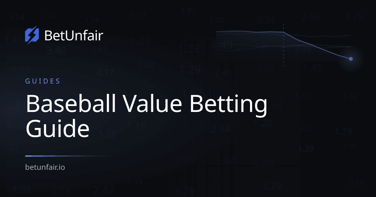 Baseball Value Betting Guide