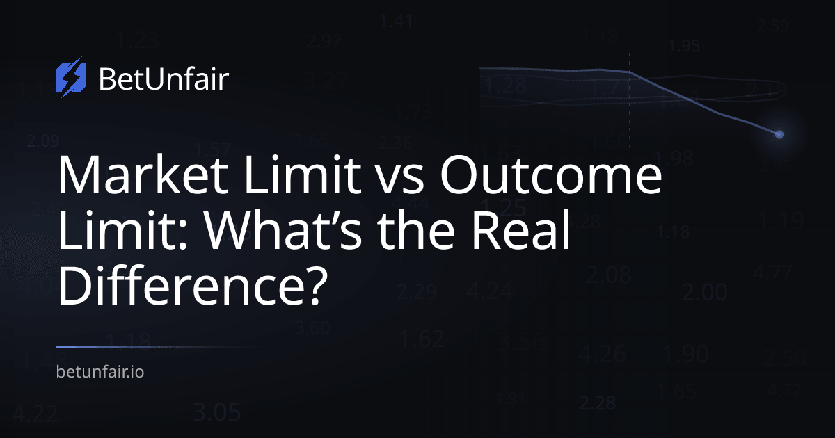 Market Limit vs Outcome Limit: What’s the Real Difference?