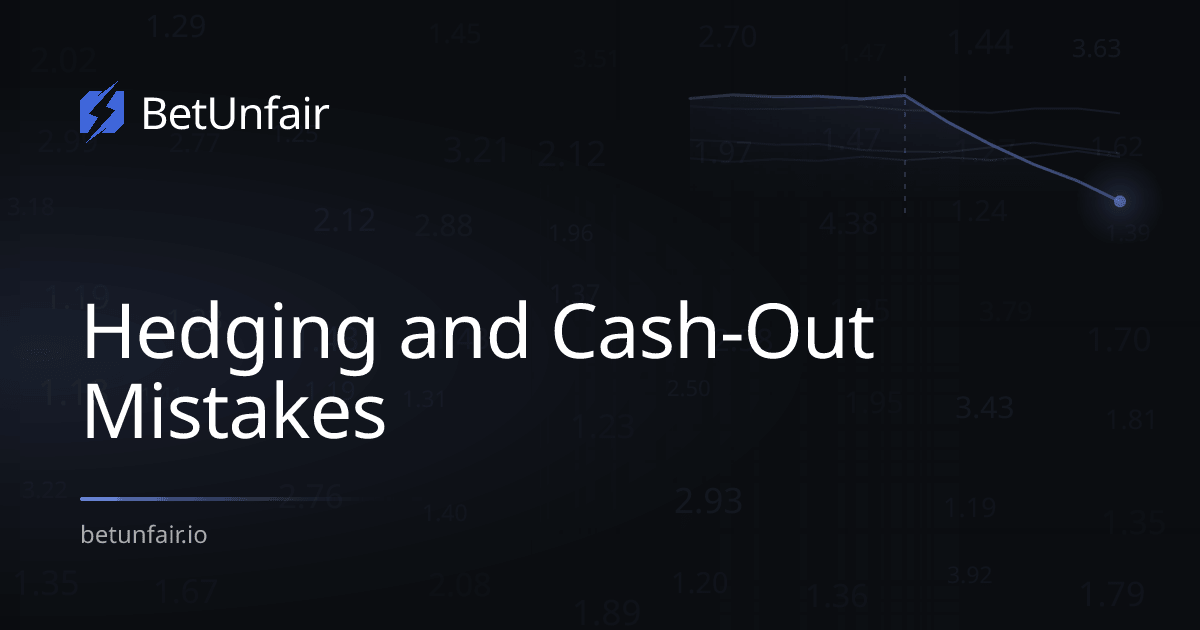 Hedging and Cash-Out Mistakes