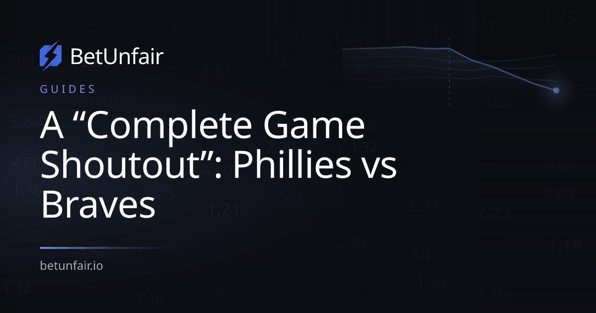 A “Complete Game Shoutout”: Phillies vs Braves