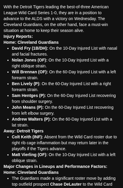 AI-powered match insights with injuries, form and head-to-head
