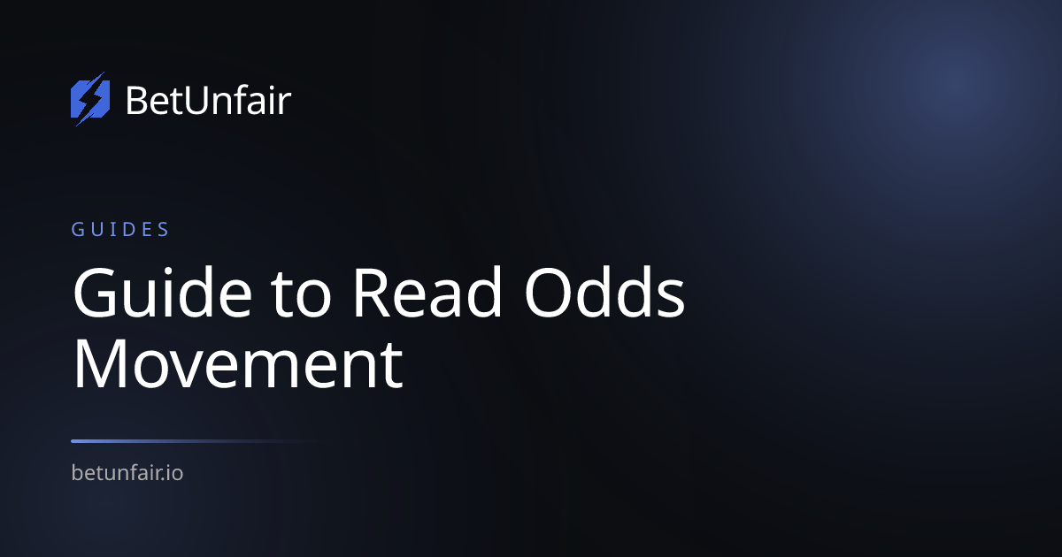 Guide to Read Odds Movement